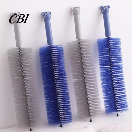 Versatile Duster for Shelves Bendable Cleaning Brush, Washable Dust with Flexible Head, PP Ceiling Fans Effective Lightweight Air Conditioners Removal