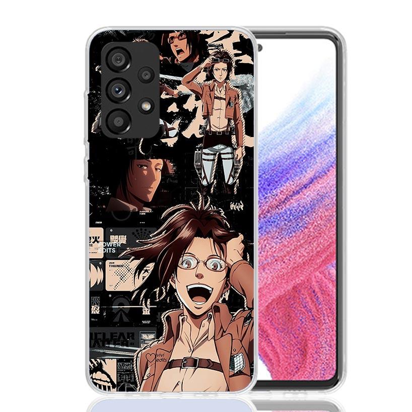 Attack Manga Case Phone Cover for Samsung Galaxy A17 A16 A15 A14 A13 A56 A55 A54 A53 A36 A35 A34 A33 A26 A25 A24 A23 A05S Galaxy