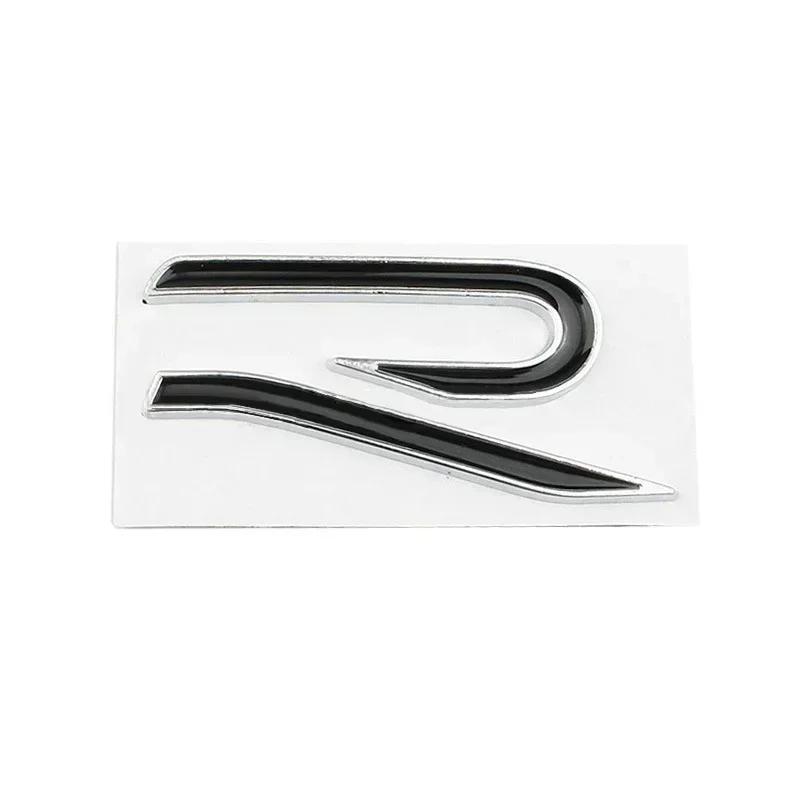 Metal R Emblem Decals Side Fender Rear Trunk Badge Sticker for Scirocco Sharan Tiguan Jetta Etc