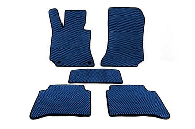 Esteras de goma EVA (Azul) Para Mercedes Clase E W212 2009-2016