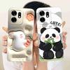For Honor X6d X6D 5G Case LNA-NX1 Cartoon Panda Rabbit Silicone Back Cover For Honor Play 60A 60a 5G NLA-AN00 Bumper Cases Capa