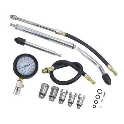 Professional AUTO TOOLS Petrol Engine Cylinder Compression Gauge Tester Kit Cylinder Tester With M10 M12 M14 M16 M18