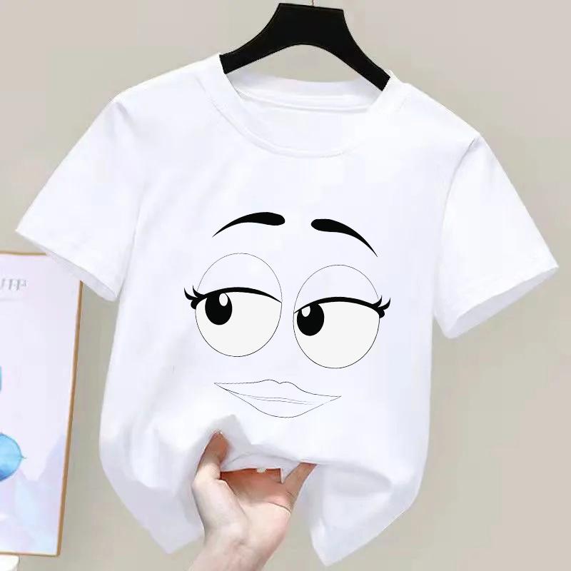 Summer Innovative Chocolate Bean Childrens Printed Tshirt Fun 100 Cotton Casual and Fashionable