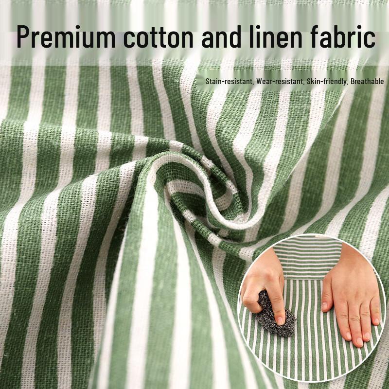 COFLYEE Halterneck Bomull Linne Köksförkläde