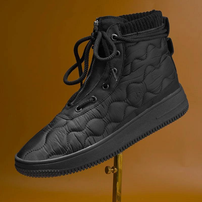 2025 Žiemos Nauji Vyriški Batai Storu Padu Atsparūs Dėvėjimuisi Vyriški Laisvalaikio Batai Kvėpuojantys Vyriški Aukštakulniai Lentos Batai Botas Para Hombre