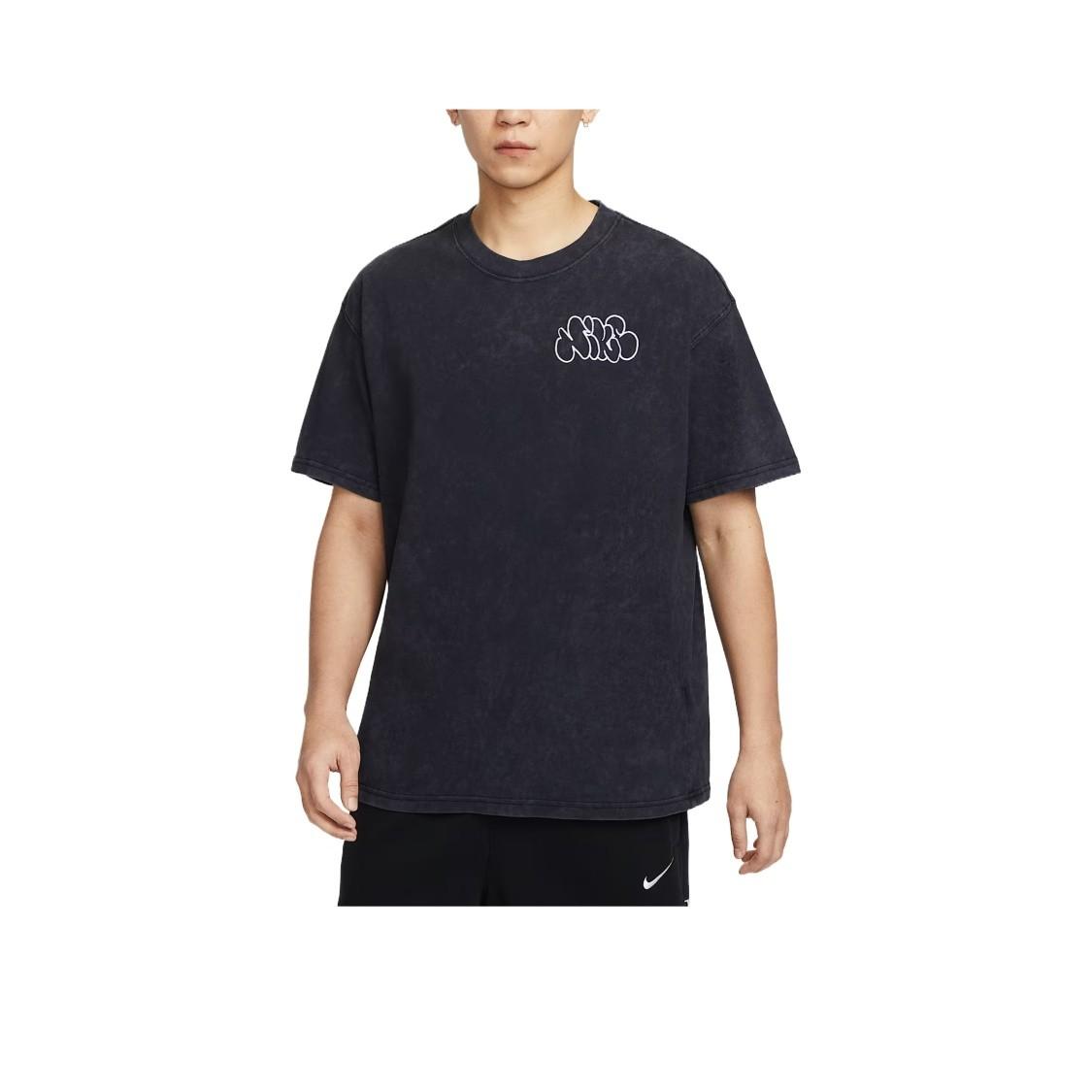 Nike Fashionable Comfortable Trendy Short-Sleeve T-Shirt for Men Black L