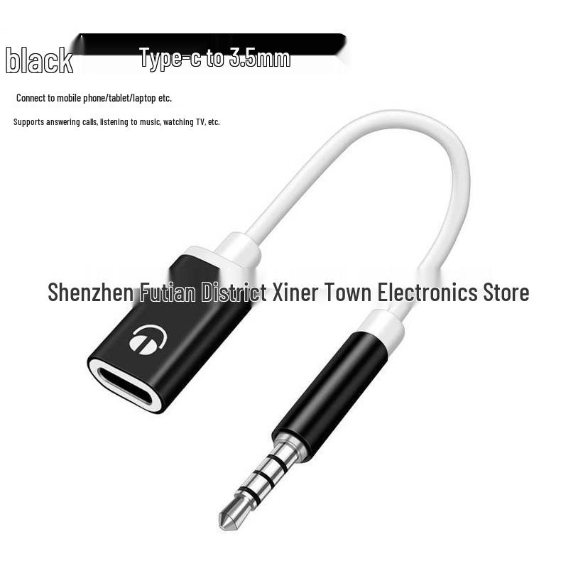 Type-C Female To 3.5mm Male Headphone Adapter for Laptops