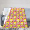 Mr Sparkle S-Simpsons Throw Blanket Warm Novelty Blanket  For Living Room Picnic Flannel Bedspread Bed Cover