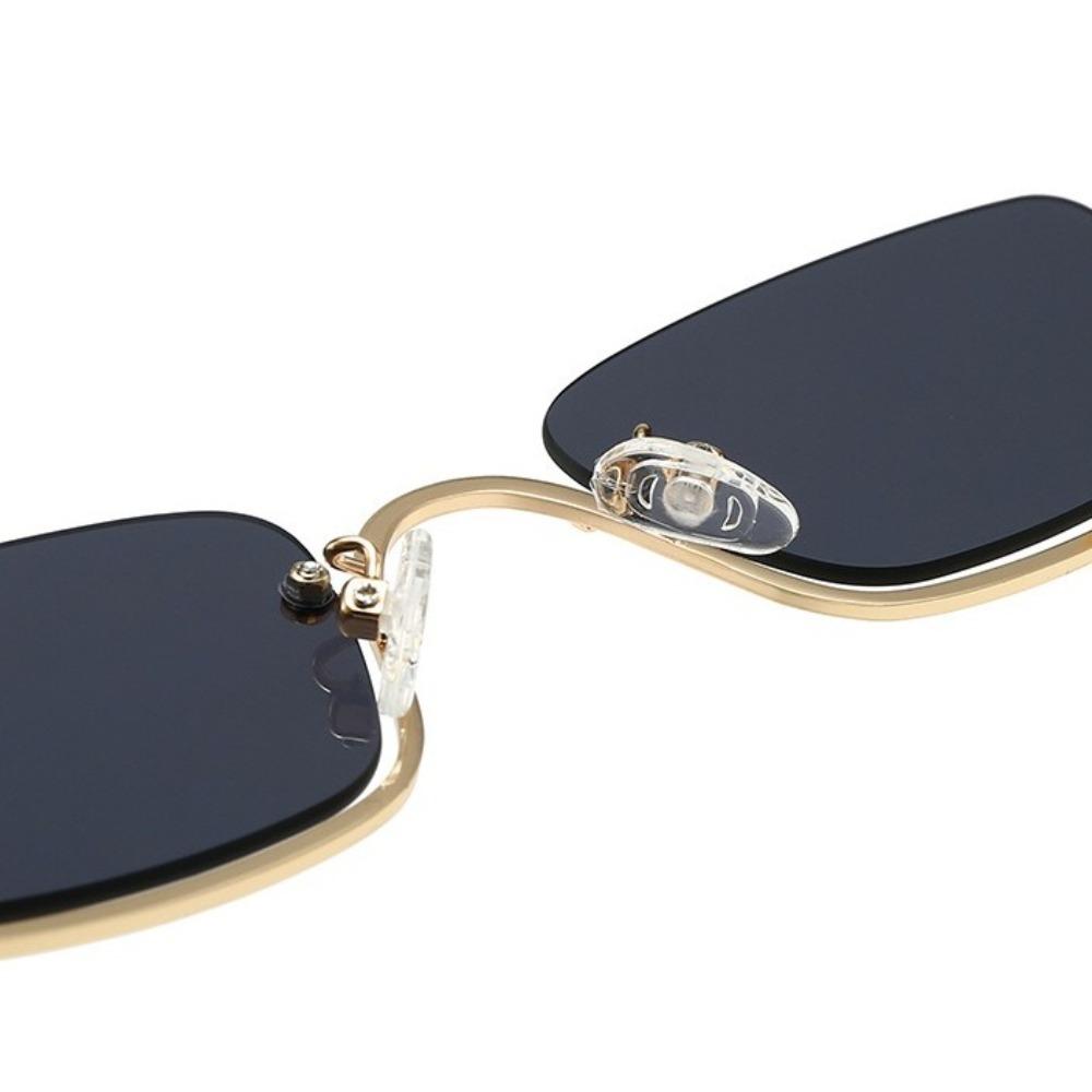 Small Sun Glasses Narrow Shades Eyewear Vintage Square Sunglasses  Unisex