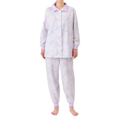 Pajamas with a Warm Long Sleeves and and Brushed Fleece Lining Women's Ultra-warm Collar, Pants,