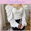 Womens V Neck Long Sleeve Shirt With 3d Pattern For Fall 2025 Style