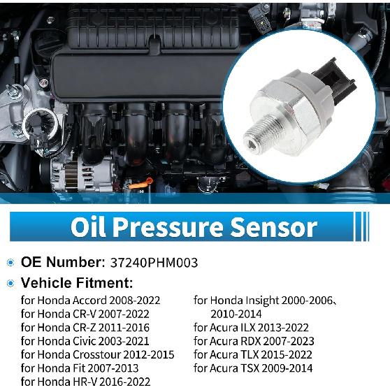 1 Pcs No.37240PHM003 Engine Oil Pressure Sensor for Honda Accord 2008-2022 for Honda CR-V 2007-2022