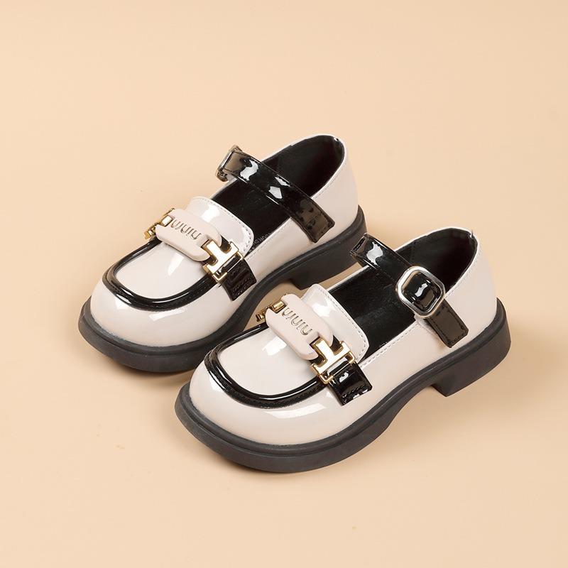 Girls' Leather Shoes Summer New Fashion Fashion Children's Princess Shoes Big Children British Style Little Girl Single Shoes