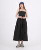 THE-ABON Sweetie Cotton String Sleeveless Long Dress Red