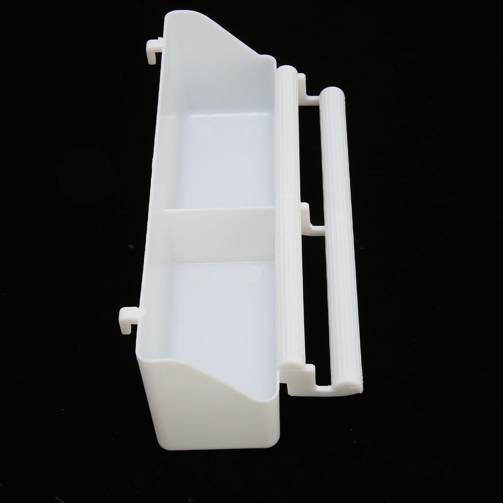 Bird Cage Hanging Feeder Double Cups Bird Water Food Feeder with Standing Pole for Parrot Pigeon