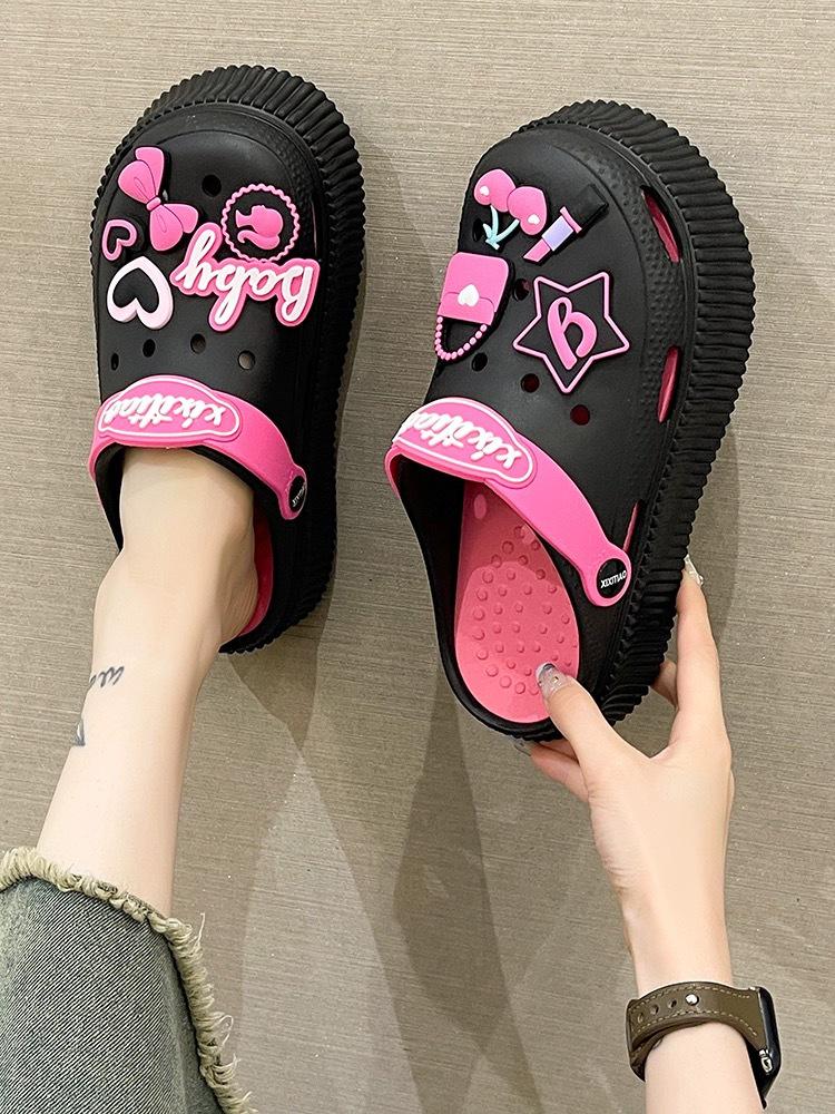 Women's Height-Boosting DIY Closed-Toe Platform Sandals