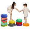 Balance Stepping Stones Set Kids Sensory Foam River Jumping Steps Stones Indoor Outdoor Family Kindergarten Funny Game Toys