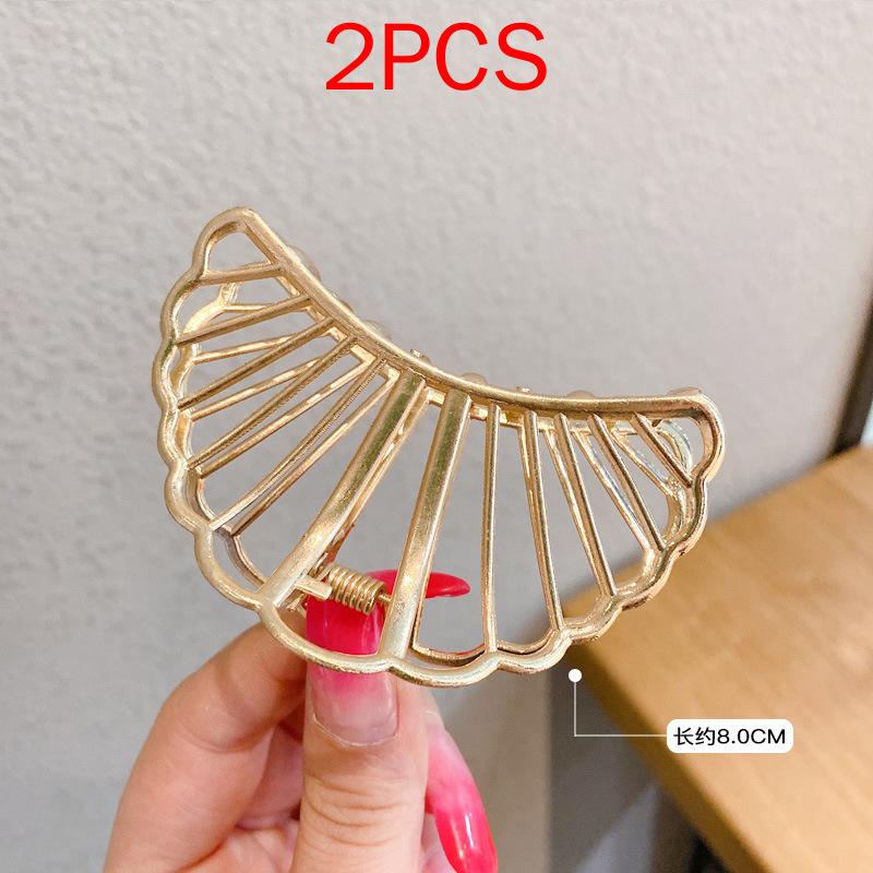 (87 Styles) 2pcs/ Set New Large Jelly Color Hair Clip Acrylic Hair Claw Shark Clamp For Women Girls Fashion Summer Updo Headwear Hair Accessories