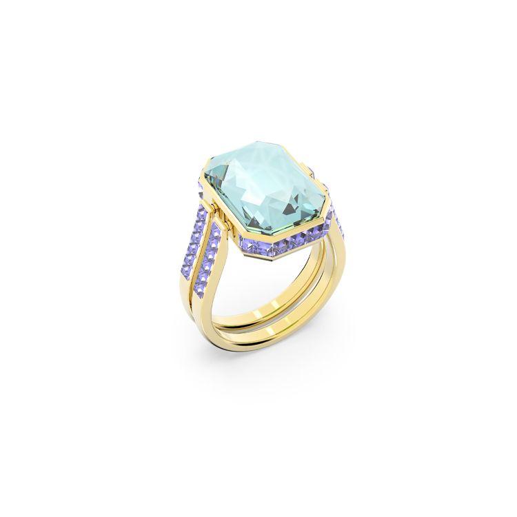 Swarovski Bague Orbita Exquise Coupe Octogonale Bagues Femme 5640252