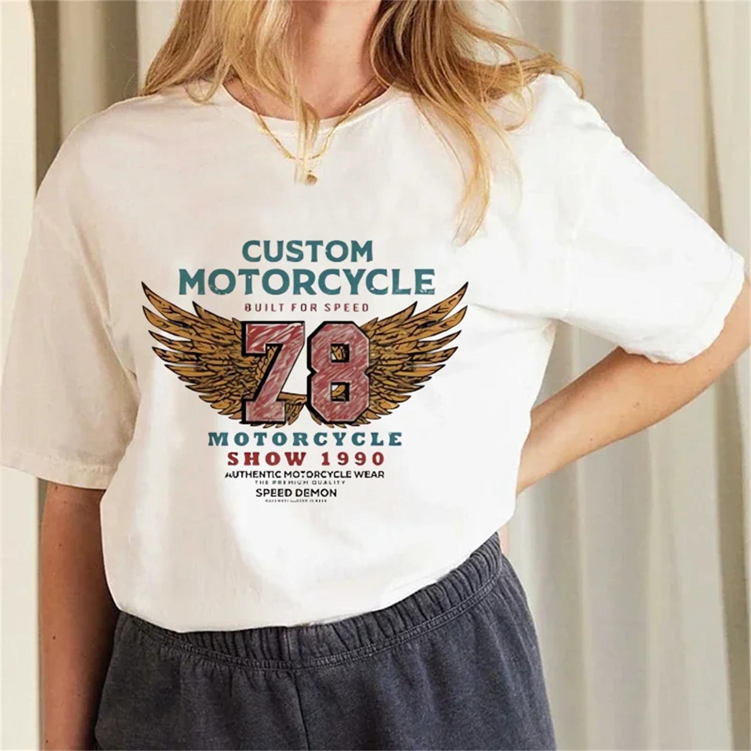 

Street Fashion Letter Patterned Short Sleeved Shirt Cartoon 90s Clothing Summer Casual Round Neck Popular Round Neck T-Shirt XXXXXL білий