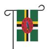Drapeau - Dominique - 32 X 47.5 Cm - Polyester - Impression Recto/verso - Multicolore