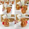 Cute Creative Capybara French Fries Plush Keychain Adorable Backpack Toy For Kids