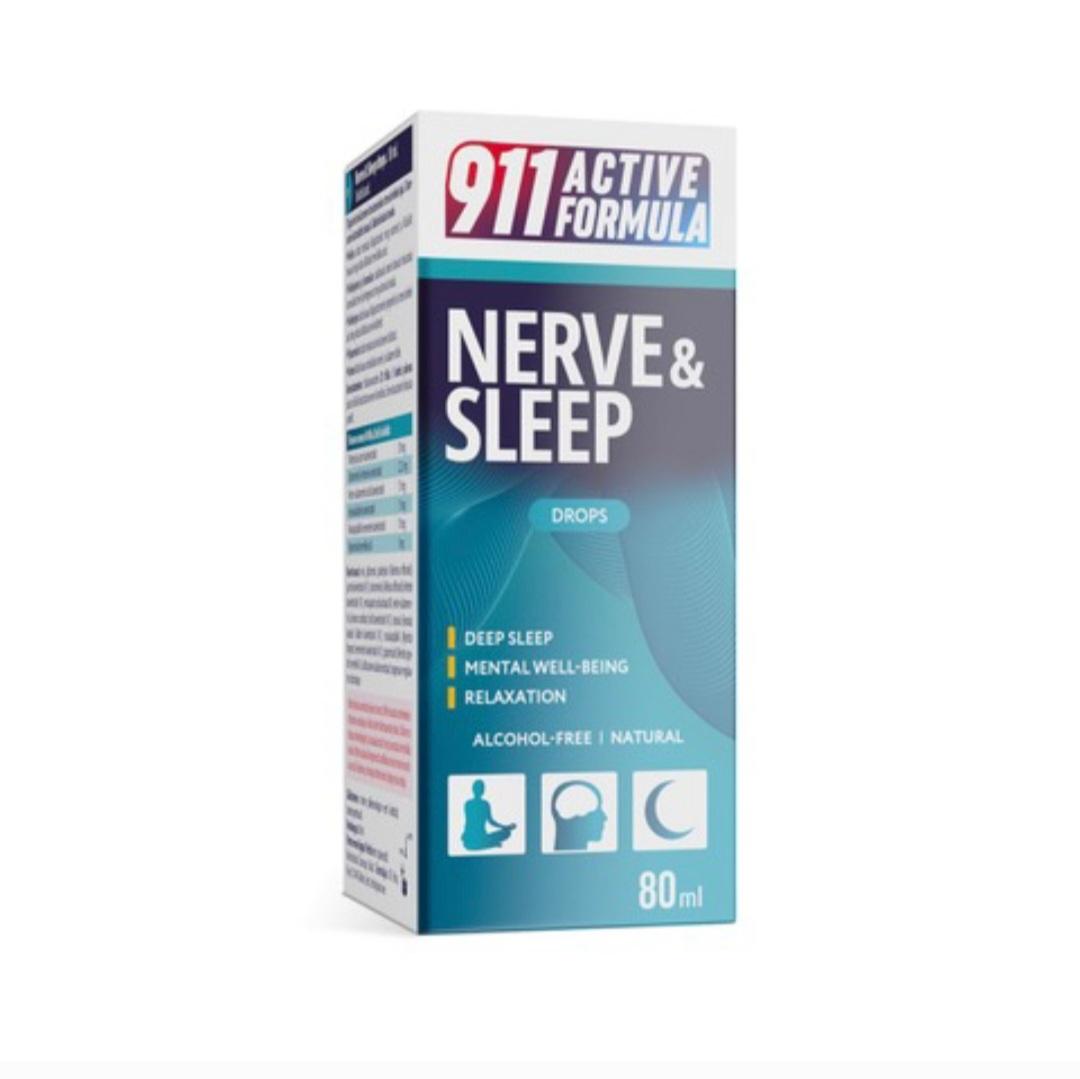 

911 Active Formula NERVE&SLEEP drops (alcohol-free drops) 80 ml
