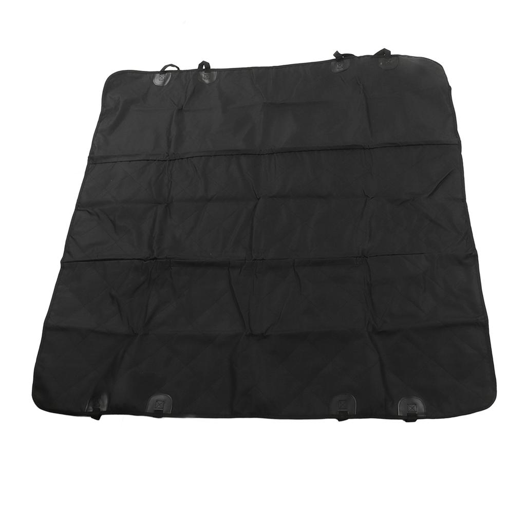 Car Pet Mat Oxford Fabric Black Collapsible Water Resistant Pet Cover for Truck Car