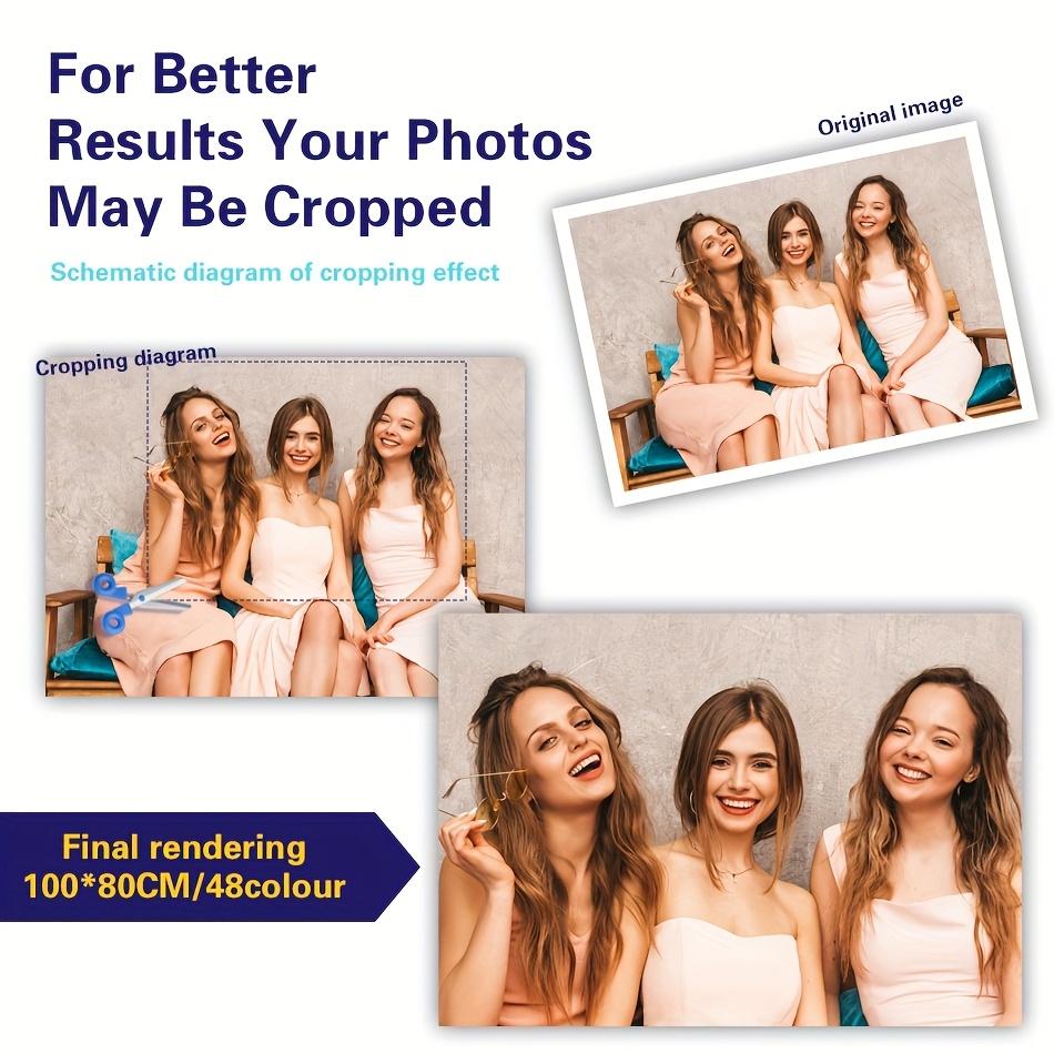 [Customized] Photo Custom Picture with Numbers Kits From Photo Acrylic Painting Kit for Home Decor, Gifts for Valentine's Day,  Birthday Without Frame