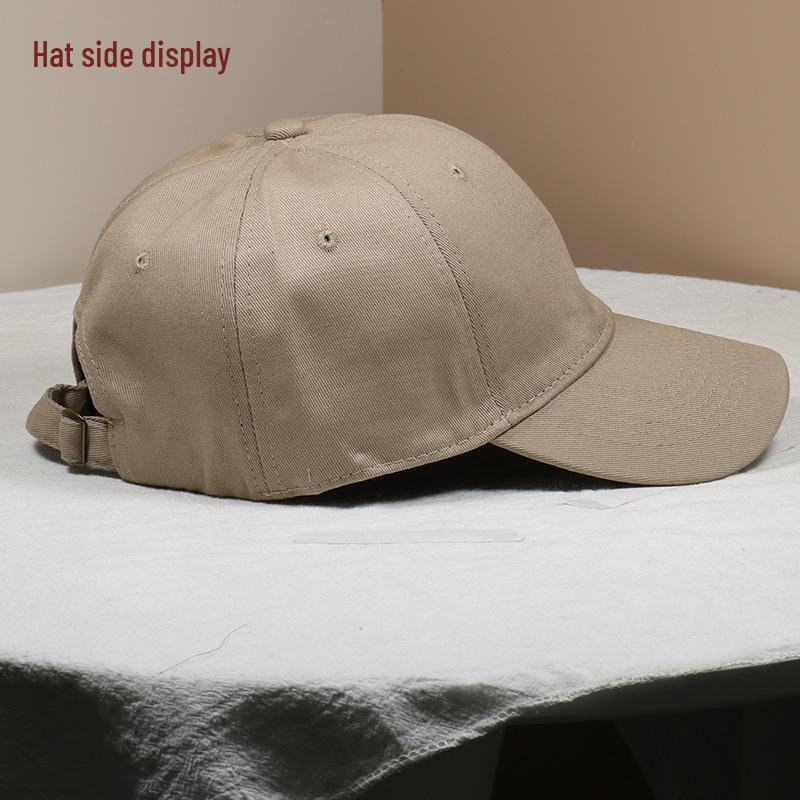 Retro Embroidered Soft Top Baseball Cap - Korean Style Sun Protection for Men