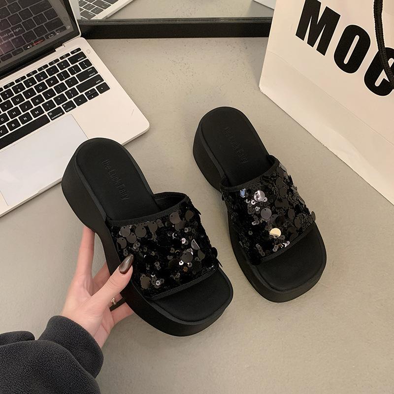 

Модные шикарные шлепанцы с цветочным декором | Акцент «Орхидея», Разноцветные и удобные, Идеальны для летних отпусков и повседневных образов 35 чёрный