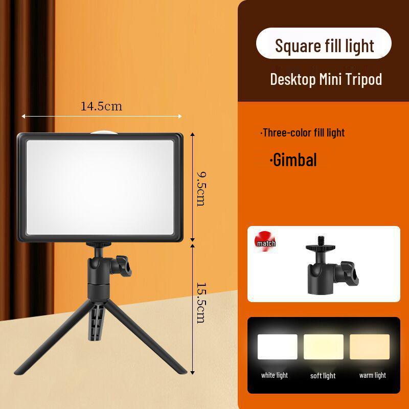 Portable LED Fill Light for Influencers & Photographers: Enhance Beauty with Skin-Softening Filter