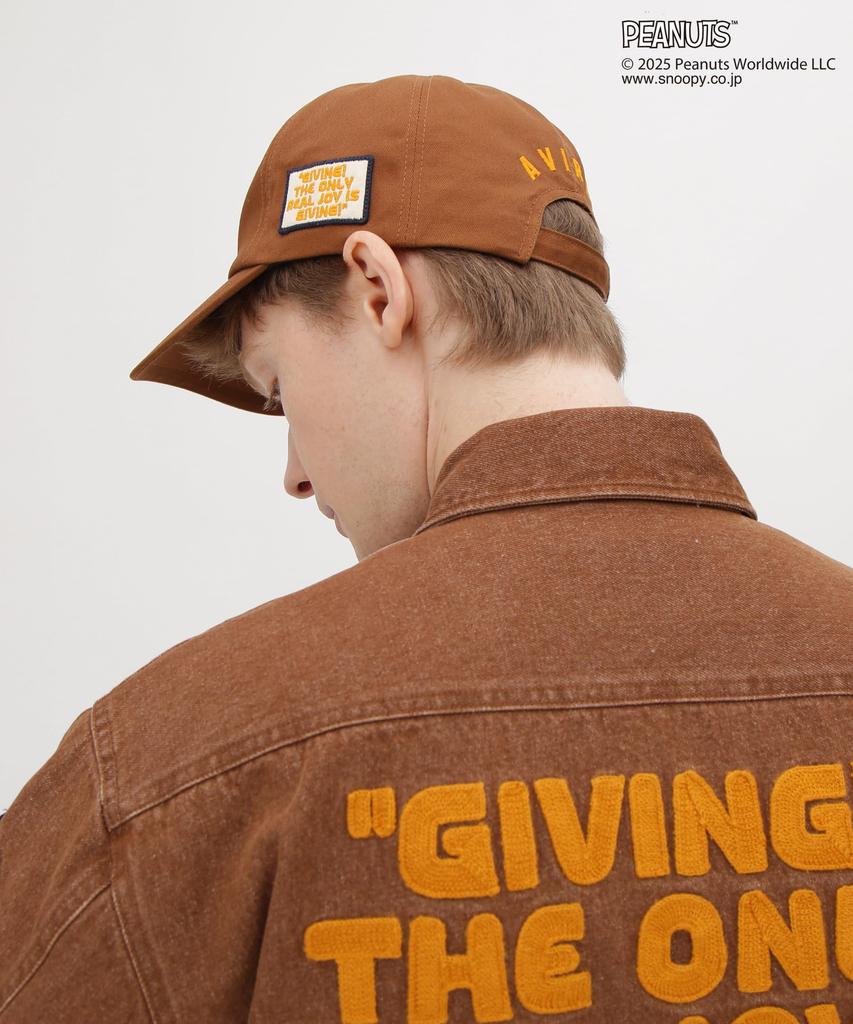 AVIREX x WORK CAP PEANUTS MEN'S F 050 BROWN 783-5274025