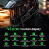 EJEAS V6 PRO BT Motorcycle Helmet Intercom Headset With 800m Interphone 6 Rider Switching Walkie Talkie CVC Noise Reduction