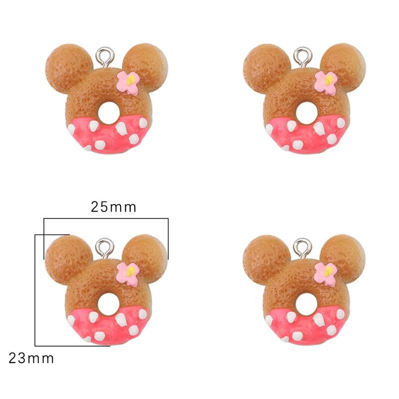 DIY pryskyřičné šperky a doplňky: Přívěsky Žlutá kachnička, Včelka, Růžový medvídek, Kobliha, Dinosaurus, Vejce, Lízátko.