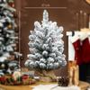 Small Christmas Tree 60 cm Tall with 72 Snow-Covered Branches, Pine Cones and Red Berries, Green