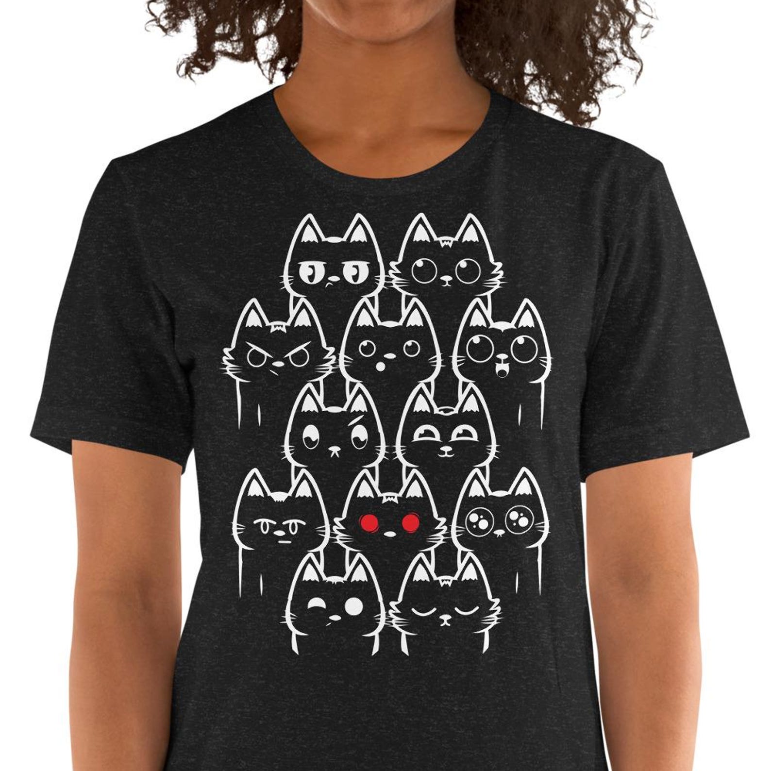 Cats, Expressions, Unisex t-shirt M