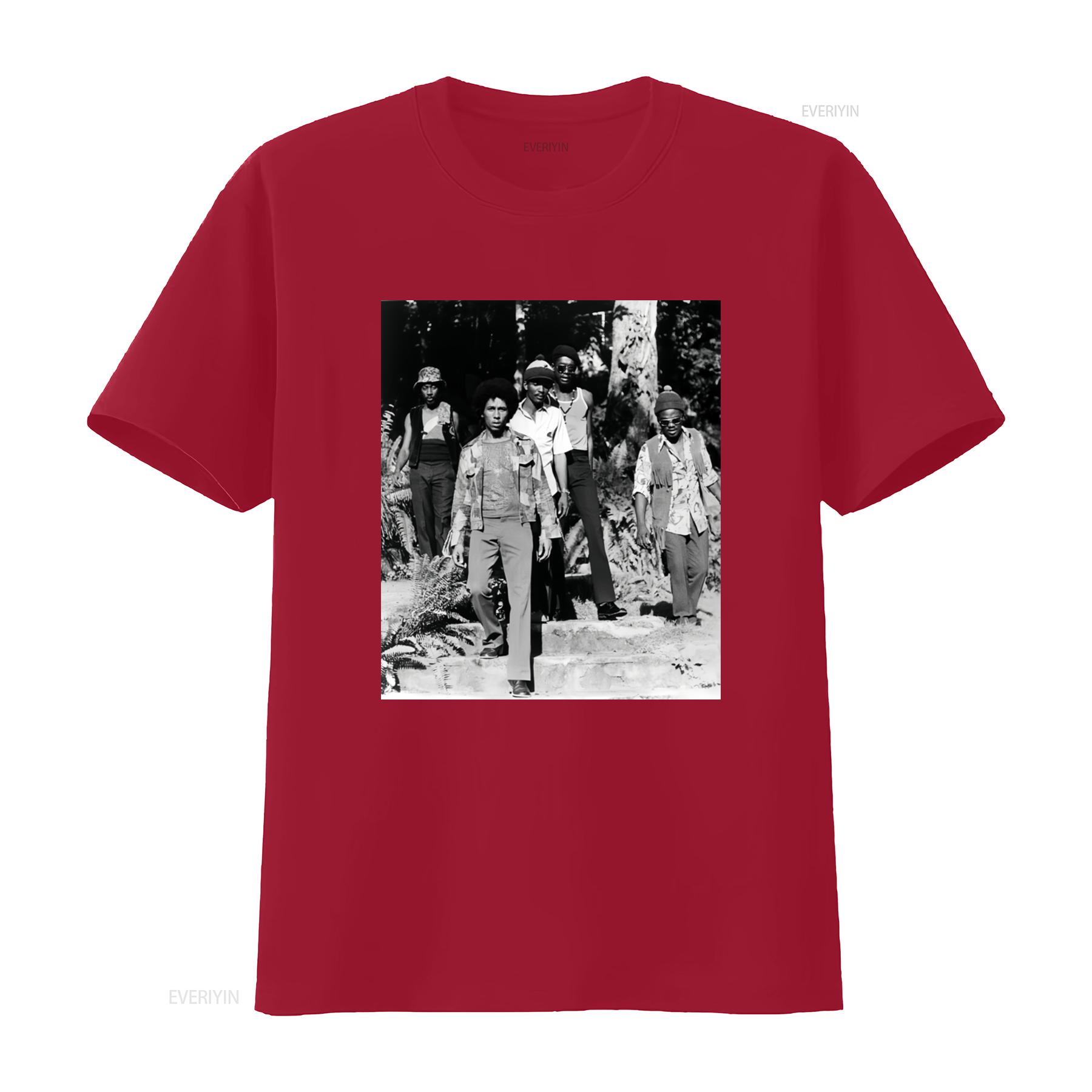 Bob Marley Wailer G Style Rasta Vintage Reggae Photo T Shirt Early Band Jamaica Hood Peter Tosh Bunny Family Man Design graphic S