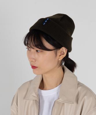ODD DOT Odd Label Short Beanie_Khaki