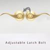 Waved Pattern Passage Door Handle Hall Closet Door Ergonomic Levers Adjustable Latches Easy Installation