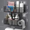 LIEI Wall-Mounted Toilet Storage Shelf