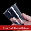 UOSO Thickened Transparent Disposable Plastic Cups