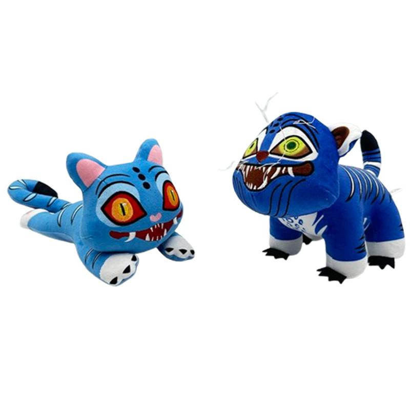 Peluche Anime Kpop Cacciatori di Demoni Carino Tigre Viola Cappello Nero Gazza Con 3 Occhi Mostro Caccia Gruppo Femminile Peluche Per Regalo Fan