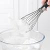 Household 12 Inch Stainless Steel Wire Whisk Manual Balloon Shape Egg Beater Rust-proof Egg Mixer Cream