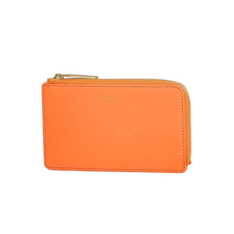 

[Genten] fragment case genuine leather ladies coral GE-43873-64