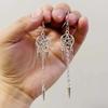 Gothic Five-Pointed Star Earrings: Supernatural Wizard Gift