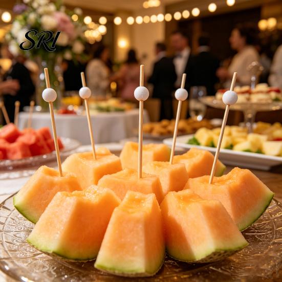 Buffet Bamboo Picks 100/200Pcs Golf Club Cocktail Decorative Skewer Sticks Party Cupcake Food Fruit Drink Appetizer Toothpicks Serving
