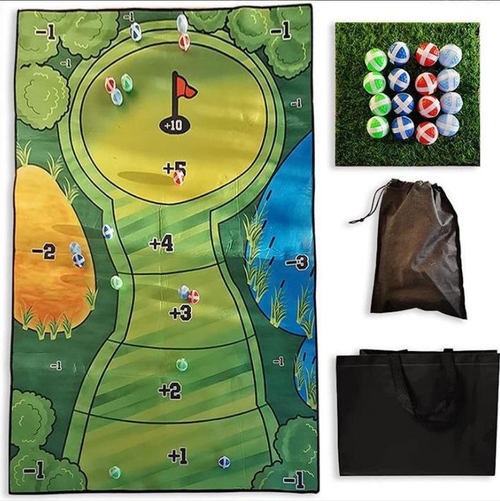 Tourism Parent Child Interactive Leisure Golf Set Leisure Golf Strike Game Pad Outdoor Camping Sports Golf Game Leisure Set