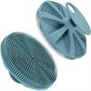 Soft Silicone Body Scrubber Shampoo Brush Handheld Shower Cleansing Brushes Exfoliating Bath Brush Head Massager Bathing Tools