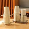 Disposable Paper Cup Holder Rack Disposable Cup Storage Shelf Office Decorations
